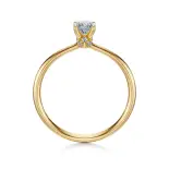 Pierścionek złoty z diamentami AJPZ_065